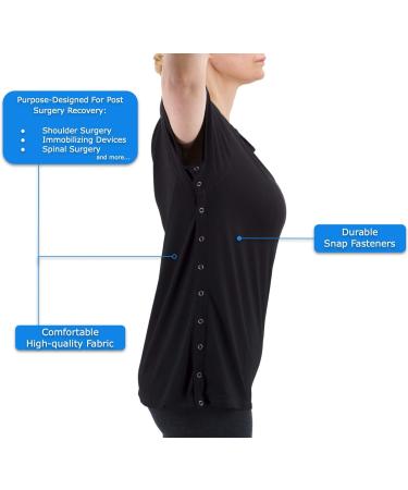 Shop Black Shoulder Shirt - Unisex Sizes S | Men's & Women's Fashion - International Shipping Available - Buy Online on SooperMarket.com