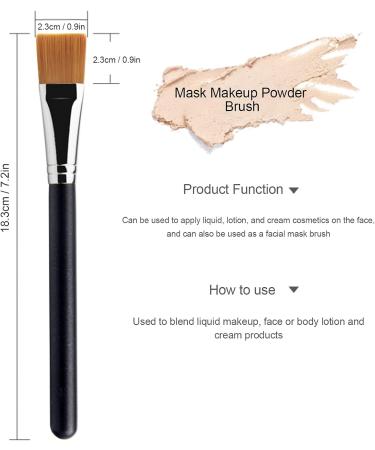 Concealer Brush Skin-friendly Portable Cosmetic Brush Soft for Beginner for Professional Makeup Artist for Concealer for Daily Makeup - Buy Online on SooperMarket.com