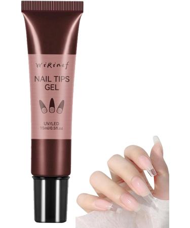 Vigcebit Gel Builder for Nails - UV Nail Glue Clear Hard Gel & Nail Extension Gel for DIY Nail Art & Manicure - Buy Online on SooperMarket.com