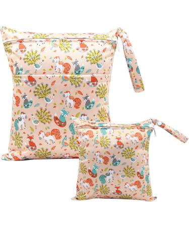 Egurs Diaper Bag Wetbag - Large & Medium Fox-Horse Set for On-the-Go Convenience | International Shipping Available - Buy Online on SooperMarket.com