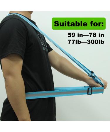 Reflective Running Vest for Women and Men | Adjustable & Lightweight | Highly Visible Safety Vest for Night Running, Jogging, Cycling, and Dog Walking - Blue - Buy Online on SooperMarket.com