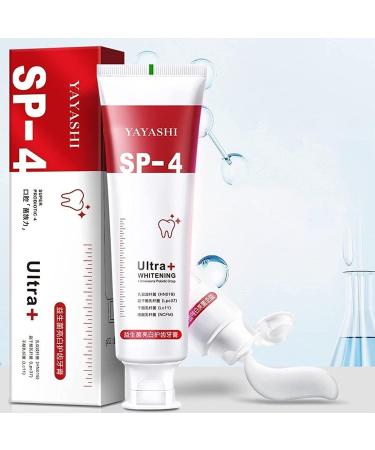 Yayashi SP-4 Probiotic Toothpaste | Natural Tooth Whitener & Brightening Cloam Paste for Fresh Breath | Complete Tooth Care & Spot Removal - Buy Online on SooperMarket.com