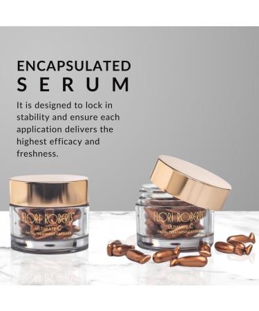 Flori Roberts Ultimate-C Capsules: Daily Facial Serum with 12% Vitamin C | Smooth Fine Lines Reduce Dark Spots | 30 Capsules - Shop Internationally Now - Buy Online on SooperMarket.com