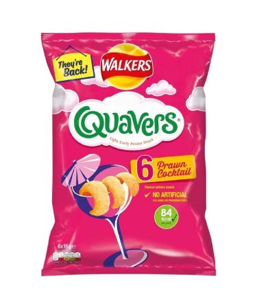 Walkers Snacks Prawn Cocktail 6 x 16g