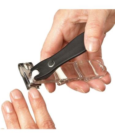 EZ Grip 360 Degree Rotary Stainless Steel Sharp Blade Fingernail Toenail Clipper, Trimmer and Cutter
