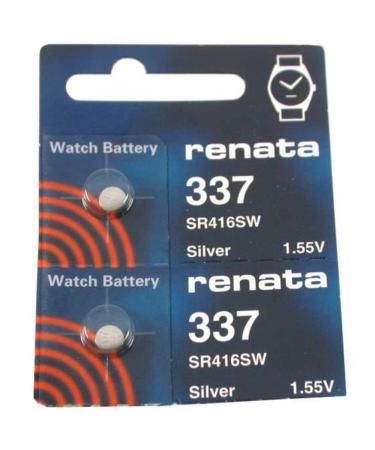 #337 Renata Watch Batteries 2Pcs