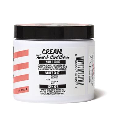 Doux C.R.E.A.M. Twist & Curl Cream 16oz - Define and Hydrate Your Curls - Buy Online on SooperMarket.com