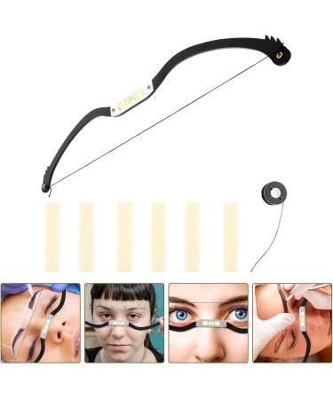Hemoton 1 Set Arch Embroidery Eyebrow Ruler Eyebrow Ruler Tool Eyebrow Positioning Ruler Portable Pull Wire - Buy Online on SooperMarket.com