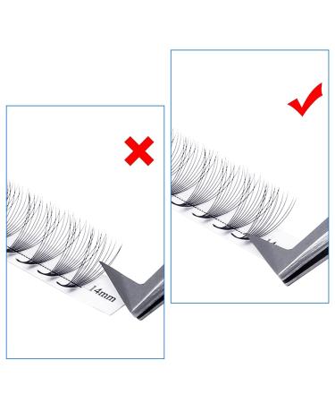 10D Volume Eyelash Extensions - Slanted D Curl 0.07 Mix 8-14mm | International Shipping - Buy Online on SooperMarket.com