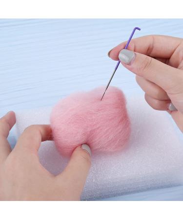 Mayboos 35 Pcs Needle Felting Needles Kit with Star Twisted, Cone, and Triangular Shapes - Color Coded Wool Felting Supplies with Needle Box - Buy Online on SooperMarket.com