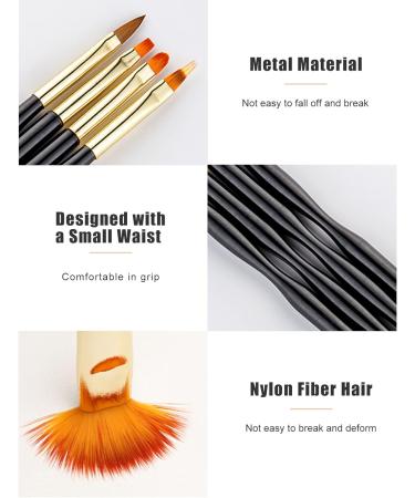 Sularpek Nail Art Liner Brushes Set - 4 Double Ended Brushes for Drawing, Painting, and DIY Design - Buy Online on SooperMarket.com