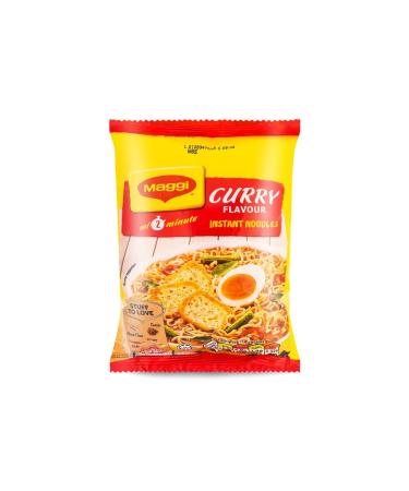 Maggi Instant Noodles Curry Flavour (Authentic Malaysian Recipe) 79g (Pack of 20)