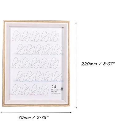 TANG SONG 1 PC 24 Colors Wood FrameNail Drill Grinding Bit Holder Suite Nail Drill Bits Container Nail Drill Bit Display Stand - Buy Online on SooperMarket.com