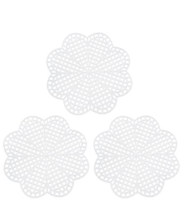 JCBIZ Plastic Canvas 10pcs Little Plum Blossom Shape Plastic Canvas 78mmx1mm for DIY Crafts Embroidery, Cross Stitch, Knit and Crochet Project