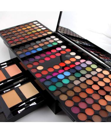 DISAAR 180 Colors Matte Eyeshadow Makeup Powder Blush Brow & Eyeliner Set - Buy Online on SooperMarket.com