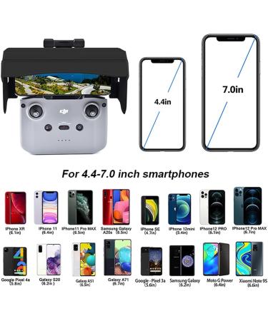 SUPRBIRD Sun Hood for DJI Mavic Mini 2 & Mavic Air 2 - Controller Mount Sunshade for Smartphone Screen - Buy Online on SooperMarket.com