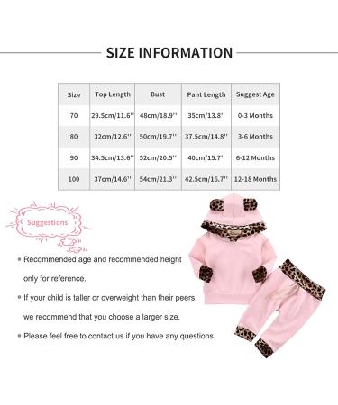 TMEOG Baby Hooded Sweatshirt and Pants Set - Pink, 6-12 Months - Buy Online on SooperMarket.com