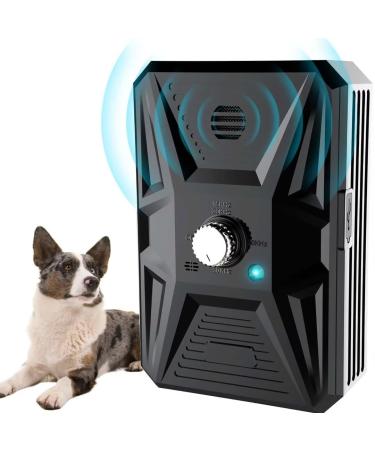 Queenmew Anti Bell Device Dogs 3 modi antibell ultrasound device 33 feet stop dog bark device IPX4 waterproof antibell for dogs for training large little dogs outdoors and indoor use