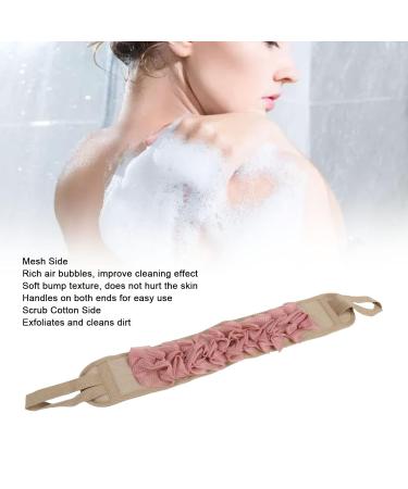 Double-Sided Shower Towel & Back Scrubber Belt - Exfoliating Bath Towel for Men & Women | Durable Skin Care Solution - Buy Online on SooperMarket.com