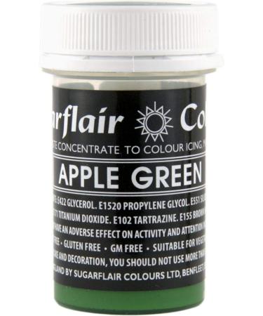 Sugarflair Food Colouring Paste Edible Gel - Pastel Apple Green