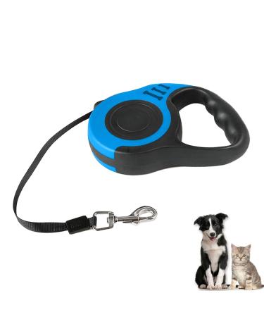 Dog Leash 5 m Retractable Dog Leash for Small Medium and Large Dogs Blue Blue 5 m