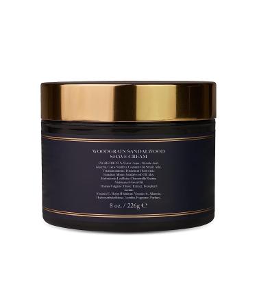Caswell-Massey Sandalwood Shave Cream - Natural Men's Shaving Cream for Smooth Shave & Sensitive Skin - 8 Fl Oz USA Made - Buy Online on SooperMarket.com
