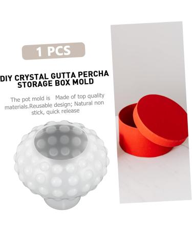 STOBOK 1pc Box Epoxy Mold Silicone Molds Decor Stencils for Crafts Diy Mold Casting Mold Candle Accessories - Buy Online on SooperMarket.com