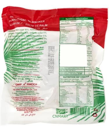 X.O Palm Sugar Blocks (Dua Duong) 500g Great for Asian and Global Cuisine (Pack of 3) by CNMART - Buy Online on SooperMarket.com