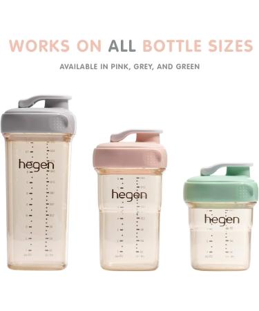 Hegen PCTO Toddler Bottle Drinking Spout Flip Lid - BPA, BPS, PVC, Phthalates Free | Leak Proof, Lightweight, Easy to Clean - Grey - Buy Online on SooperMarket.com