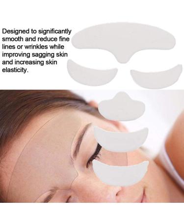 Rotekt Anti-Wrinkle Silicone Patch Pad Set for Forehead, Eyes, Chin - Skin Lifting & Reusable - 6Pcs - Buy Online on SooperMarket.com