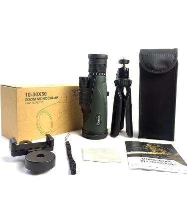 10-30x50 Monoculars for Adults High Powered  Monocular Telescope with Smartphone Adapter  HD Monocular for Bird Watching  Hunting and Camping - Buy Online on SooperMarket.com