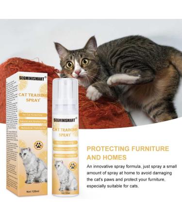 Segminismart Cat Defense Spray - Scratch-Resistant Anti-Scratch Protection for Cats & Dogs Furniture Guard 120ml - Buy Online on SooperMarket.com