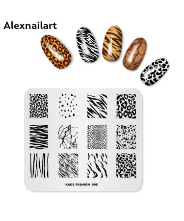 4pcs Nail Art Stamping Plates - Animal & Plant Dream Catcher Templates for DIY Decoration - Buy Online on SooperMarket.com