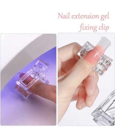 Poly Nail Gel Kit 4 Colors with Slip Solution | Glitter Builder Gel Nail Extension Set for Beginners | French Manicure Gift 4 Colors- Set B - Buy Online on SooperMarket.com