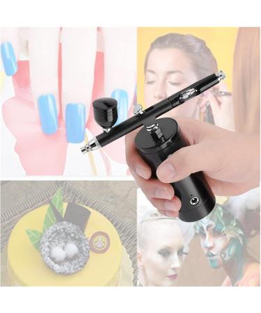 Paint Sprayer Airbrush Compressor Kit Home Use Electric Spray Paint Gun Professional Dual Action Pen DIY Nail Art Design Makeup Pneumatic Tool for Painting Ceilings Fences cabinets Part a Red - Buy Online on SooperMarket.com