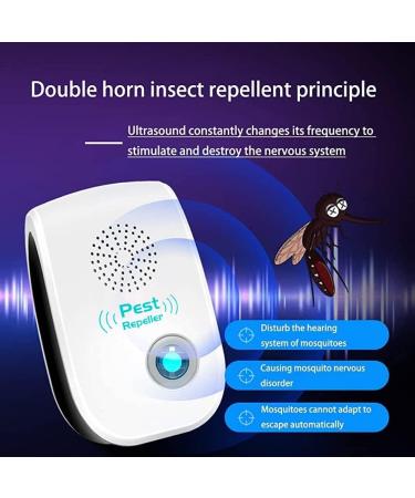 2023 Upgraded Dual Ultrasonic Pest Repeller 12 Pack - Electronic Pest Control for Insects, Roach, Mice, Spider, Mosquito - Ideal for Home, Kitchen, Office, Warehouse, Hotel, Garage - Buy Online on SooperMarket.com