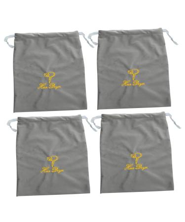 BELLIFFY 4pcs Hair Dryer Storage Bag Hair Dryer Bag Drawstring Pouch Hair Blow Dryer Bag Hair Dryer Drawstring Bags Hair Dryer Travel Bag Storage Bag for Hair Dryer Drawstring Storage Bags