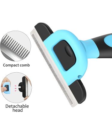 HCE Dog Hair Brush for Grooming | Best Brush for Matted Hair, Shedding & Defurring | Ideal for Large Dogs, Huskies | Blue - Buy Online on SooperMarket.com