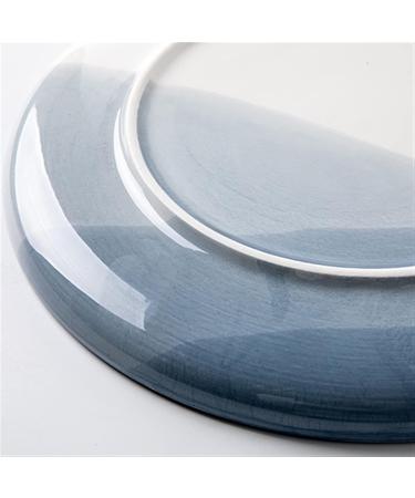 Serving Plates Ceramic Dinner Plates Dish Plates Household Kitchens Restaurants Round Plates Steak Plates Dessert Plates Regular Dinner Plates Plain Plates for Appetizer Dinner and Desserts (Color - Buy Online on SooperMarket.com