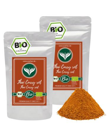 Azafran ORGANIC Red Thai Curry | Curry powder Thai cuisine | Red curry powder Asian 500 g