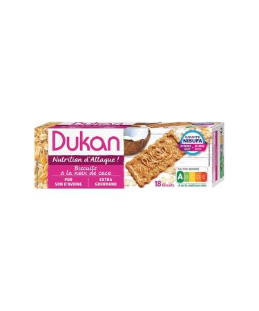 Dukan Biscuits Bran D 'Avena Taste 6x3 Coconut Cookies