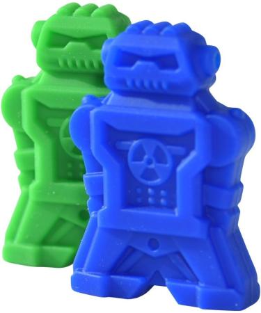 Chubuddy Robot Chewy Robotz - Green Non-Toxic Chew Toy for Light Chewers - Buy Online on SooperMarket.com