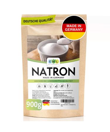Soda powder Baking Soda 900g German production and bottling High purity food quality 900 g (1 pack)