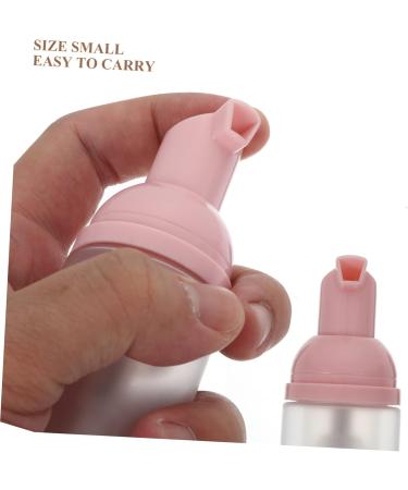 Shop NOLITOY 3pcs Mini Pump Bottles - Perfect for Travel Soap Shampoo & Lotion - Clear Foaming Bottle Set in Miss Pink - Buy Online on SooperMarket.com