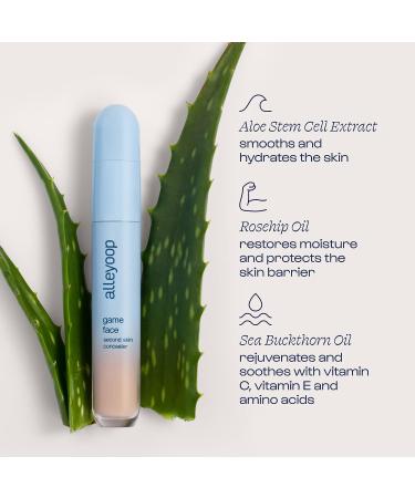 Alleyoop Game Face Concealer - Lightweight, Buildable Coverage for Blemishes - Hydrating and Crease-proof with Aloe Stem Cell - Superstar 002 - Buy Online on SooperMarket.com