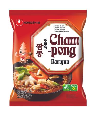 NONGSHIM - Instant Nudelsuppe Champong - (1 X 124 GR) Champong 124 g (1Pack)