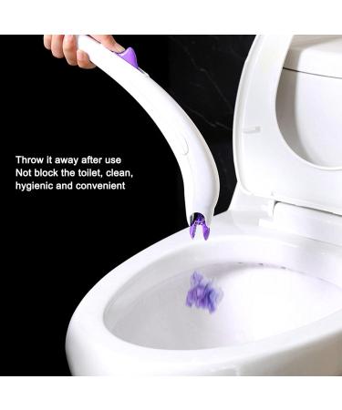 12Pcs Lavender Scented Disposable Toilet Brush Refills for 3061 Scrubber Wand - Self Contained Cleaning Agent - Multipurpose Supplies - Buy Online on SooperMarket.com