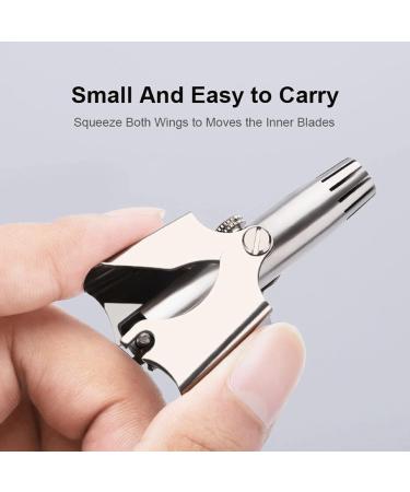 TEMKIN Nose Hair Trimmer - Stainless Steel Manual Scissors for Nose & Ear Hair Removal - Professional Clipper Cutter - Buy Online on SooperMarket.com