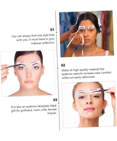 Beavorty 96pcs Eyebrow Stickers Eyelash Tool Makeup Tools Brow Tools Eyebrow Shaper Eyebrow Trimming - Buy Online on SooperMarket.com