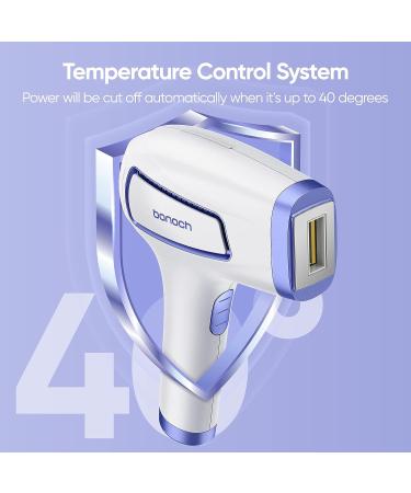 BONTECH IPL Hair Removal Device with Ice Cooling - Painless Laser Hair Removal for Women - Permanent, Precision Head, Long-lasting Results - Body & Face - White - Buy Online on SooperMarket.com
